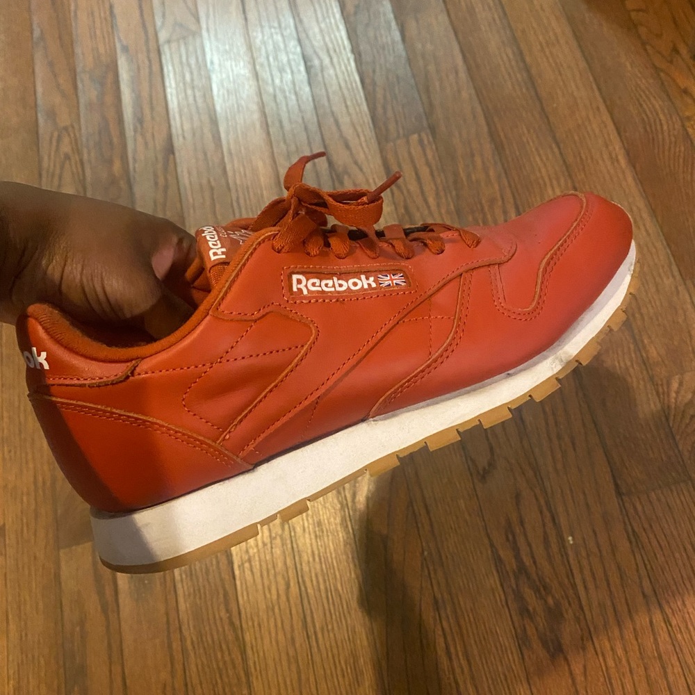 Orange Reebok Classics
